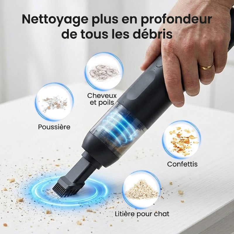 Vente chaude Aspirateur de voiture sans fil Slim V8 Mate haute puissance 13000Pa/30AW