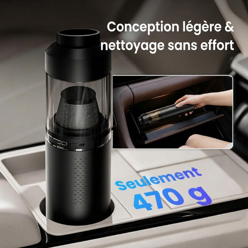 Vente chaude Aspirateur de voiture sans fil Slim V8 Mate haute puissance 13000Pa/30AW